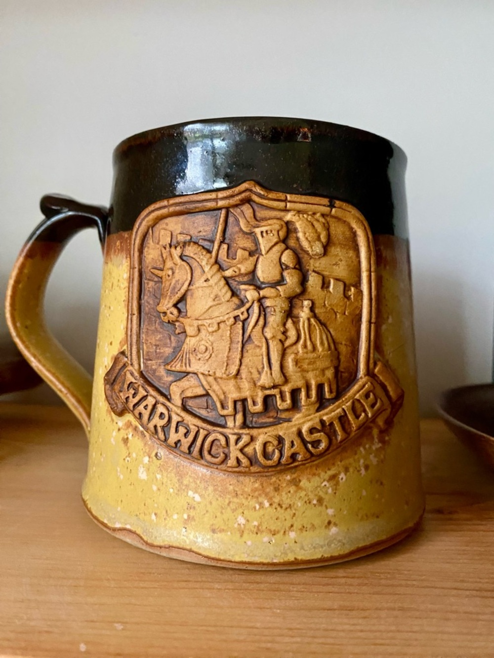 Warwick Castle Stoneware Tankard Mug